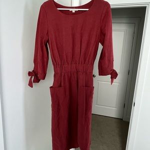 Boutique Rust Dress